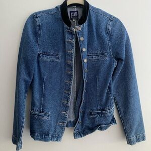 Vintage Gap Denim Fitted Jacket